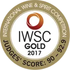 Medalia International Wine & Spirit Competition (IWSC) – Gold, 2017